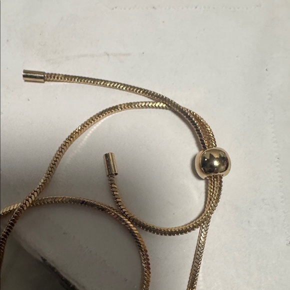 Black Sparkle Beaded Gold Tone Necklace. NWOT  (BR1313/2) - Picture 8 of 8